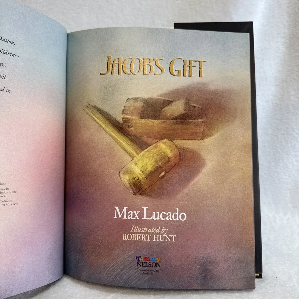 Jacobs Gift Max Lucado Illustrated by Robert Hunt Christian‎ Christmas Book